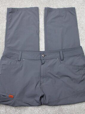 Brunt Pants Mens 40x30 Gray The Costello Ripstop Workwear Cargo Nylon Stretch